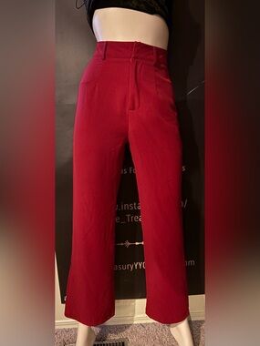 SHEIN Vibrant Red Chinos